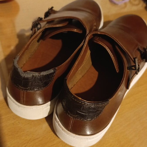 Zara leather shoes used, size 43, brown
