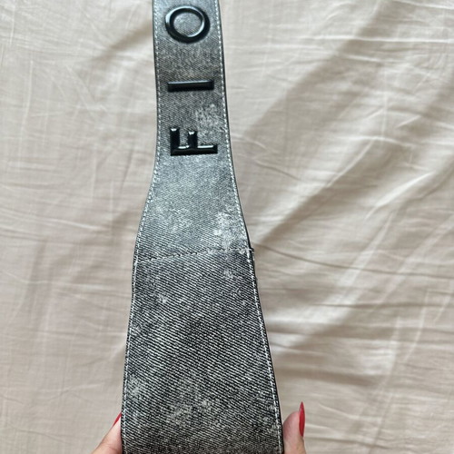 Fiorucci grey denim shoulder bag