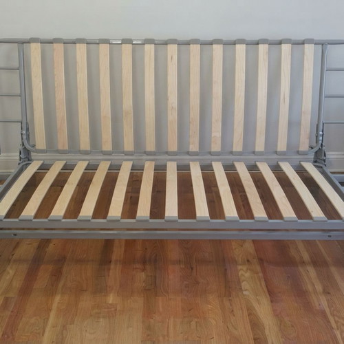 IKEA Beddinge/Nyhamn three-seat sofa bed, brown quilted cover