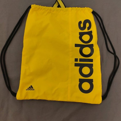 Adidas sports backpack like new, black and yellow