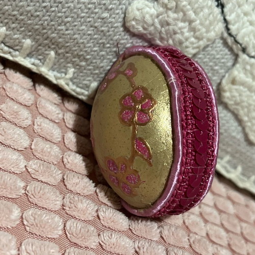 Easter egg used handmade with crochet and beads