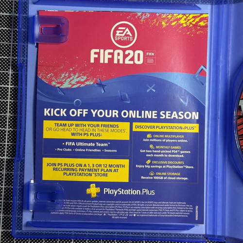 FIFA 20 PS4 game new condition