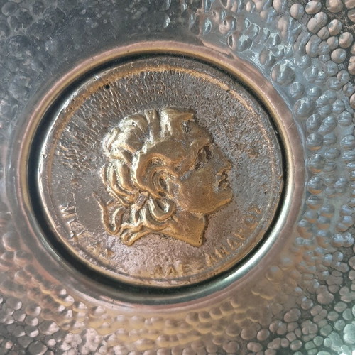 Macedonian Plate with Alexander the Great's Head, Like New