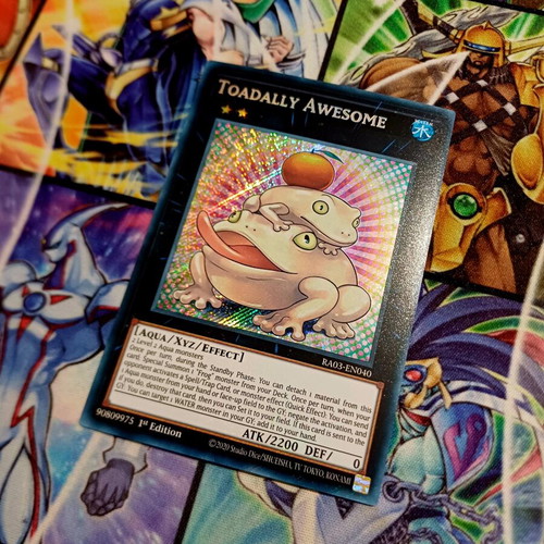 Toadally Awesome RA03 Secret Rare card