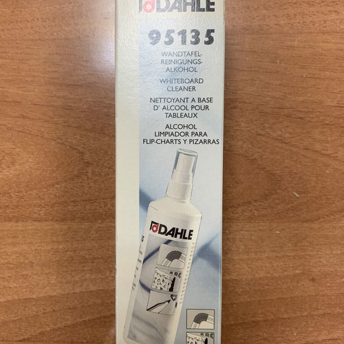 Whiteboard kit like new with cleaner, sponge, and 12 replacement felt strips