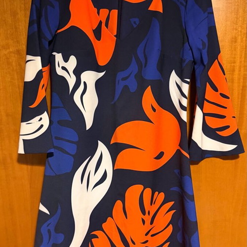 BSB dress new multicolor, size 38, A-line with 3/4 sleeves