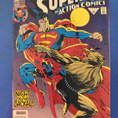 Action Comics 683 used, 4th cameo appearance of Doomsday