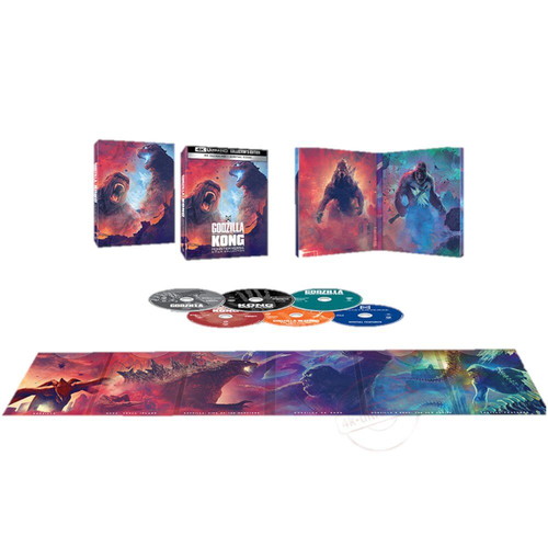 Godzilla Kong Monsterverse 5-Film Collector's Edition 4K UHD new