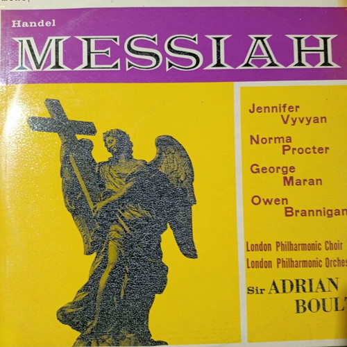 Handel Messiah classical vinyl record