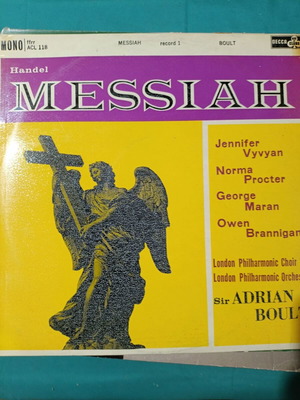 Handel Messiah classical vinyl record