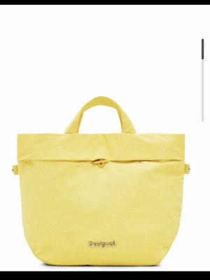 Τσάντα Desigual χιαστί κίτρινη, καινούργια, αδιάβροχη, ευρύχωρη