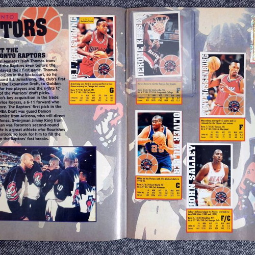 Panini NBA Basketball 1995-1996 album like new