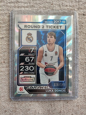 Luka Doncic Round 2 Ticket like new with sleeve and top loader