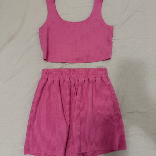 Pink leisure summer set Shein like new