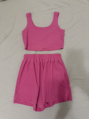 Pink leisure summer set Shein like new