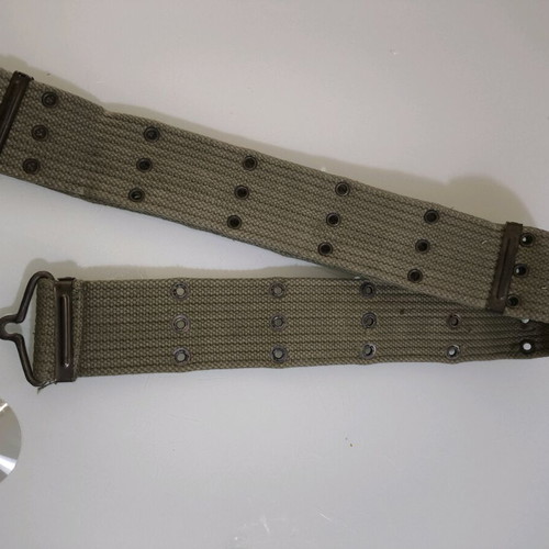 AT ES belt canvas new, adjustable green