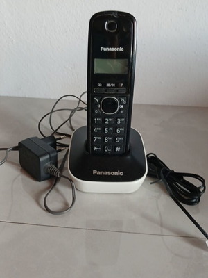 Panasonic ασύρματο σταθερό τηλέφωνο μεταχειρισμένο, μαύρο