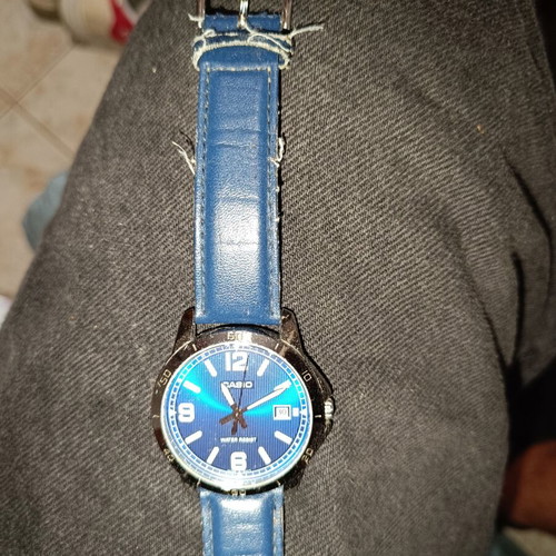 Casio Enticer watch like new, blue unisex