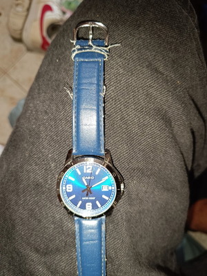 Casio Enticer watch like new, blue unisex