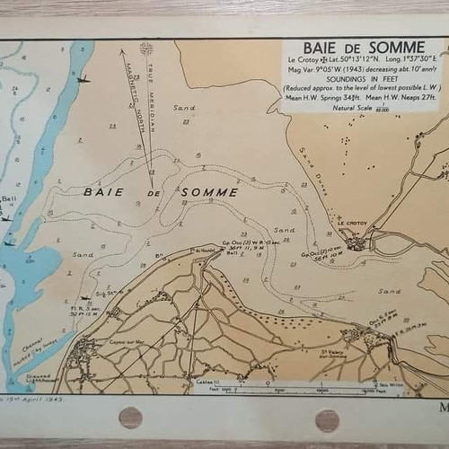 Normandy Landing Maps 1943 like new, 16 authentic Anglo-French maps