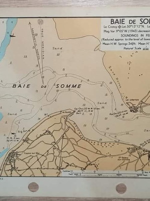 Normandy Landing Maps 1943 like new, 16 authentic Anglo-French maps