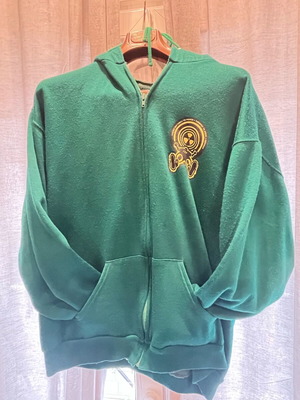Vortex 90's clubwear skateboarding hoodie top used, multicolor, size L-XL