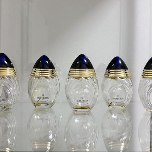 Boucheron 50ml empty perfume bottles used, made in France