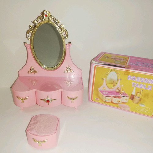Vintage dressing table jewelry box used