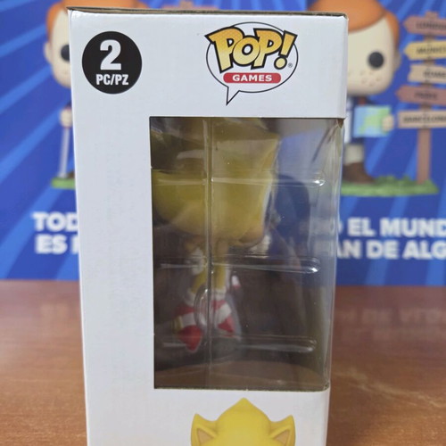 Funko Pop Games 2 Pack Super Sonic and Super Shadow like new