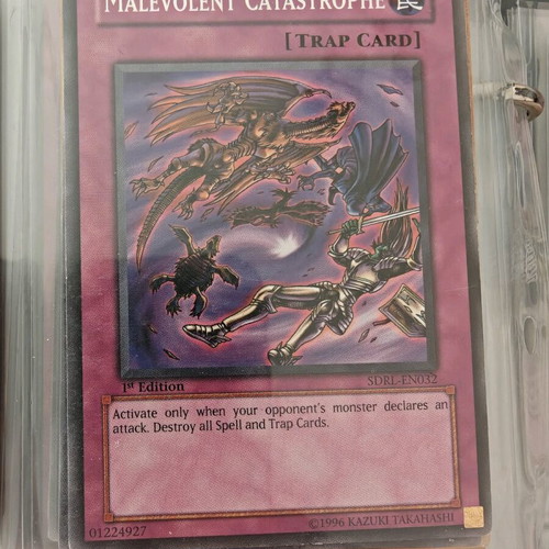 Yu-Gi-Oh Malevolent card like new