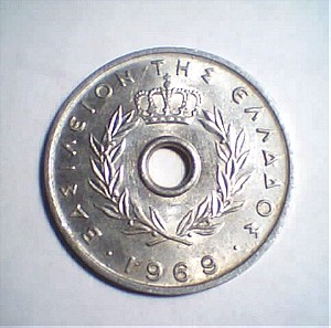 10 λεπτά 1969 - 10 cents 1969 - Greece