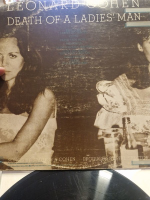 Leonard Cohen Death of a Ladies' Man LP album used