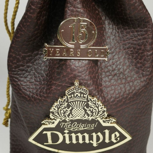 Dimple vintage whiskey case used
