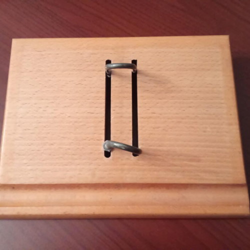 Wooden desk calendar stand from 1980, like new