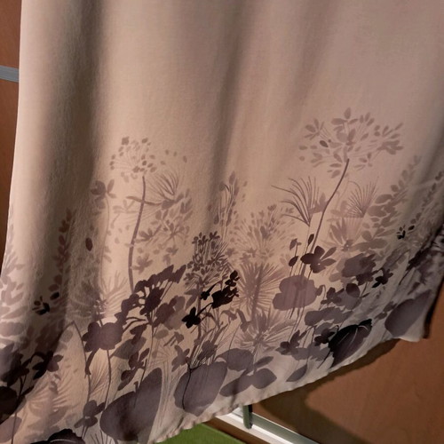 Naf Naf No40 evening dress like new, gray and beige