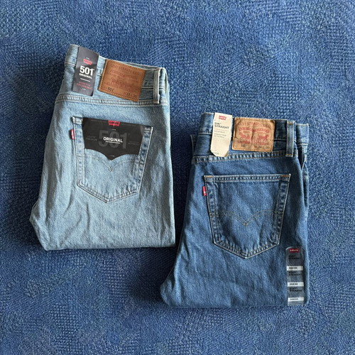 Levi's 501 Original and 516 Straight men's jeans new, blue, size 32