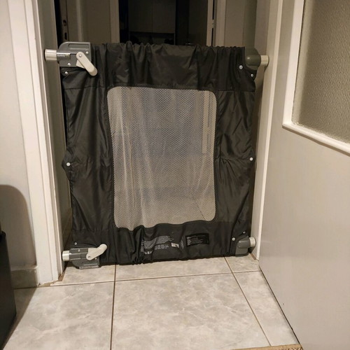 Safety 1st Fabric Safety Gate Gray 93cm New
