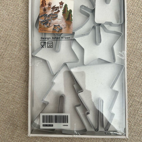 Cookie cutters for 3D Christmas cookies new