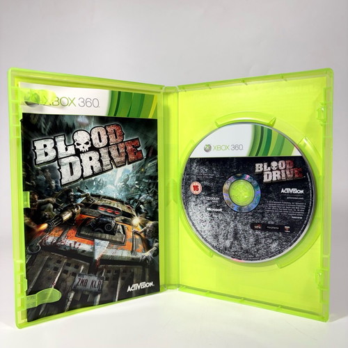 Blood Drive for Xbox 360 like new, complete with manual