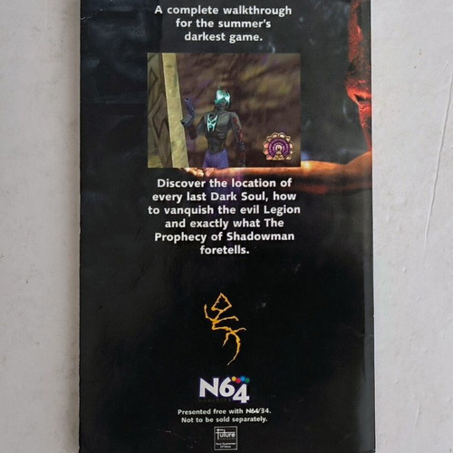 Shadowman Secrets for Nintendo 64 used