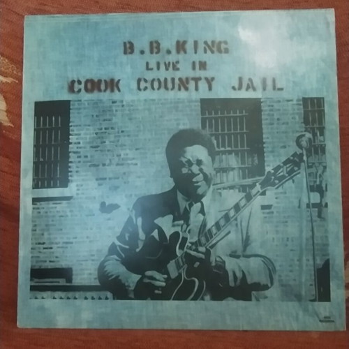 B.B. King Live in Cook County Jail LP like new, Greek edition