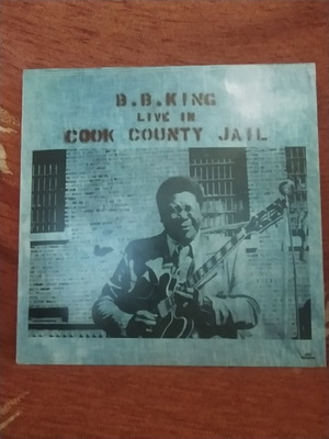 B.B. King Live in Cook County Jail LP like new, Greek edition