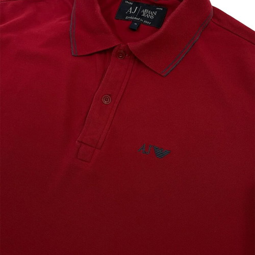 Armani Jeans men's polo shirt like new, size M, red