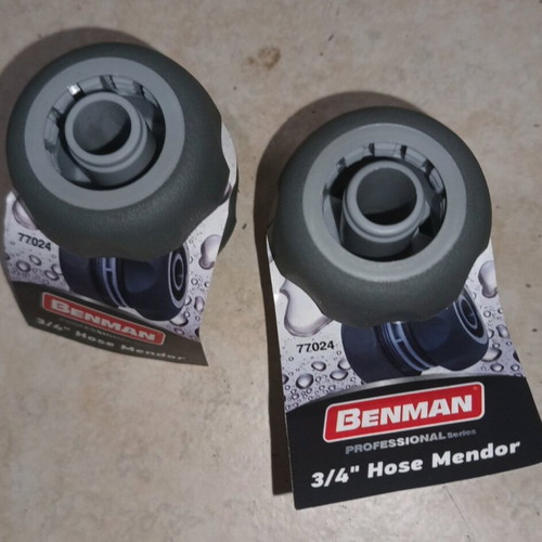 Benman 3/4 Hose Connector 2 pieces new