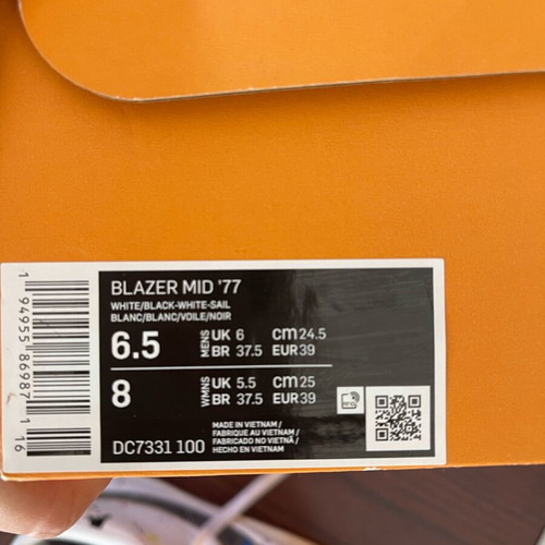 Nike αθλητικά σαν καινούργια, μέγεθος 39, άσπρα με πιτσιλιές