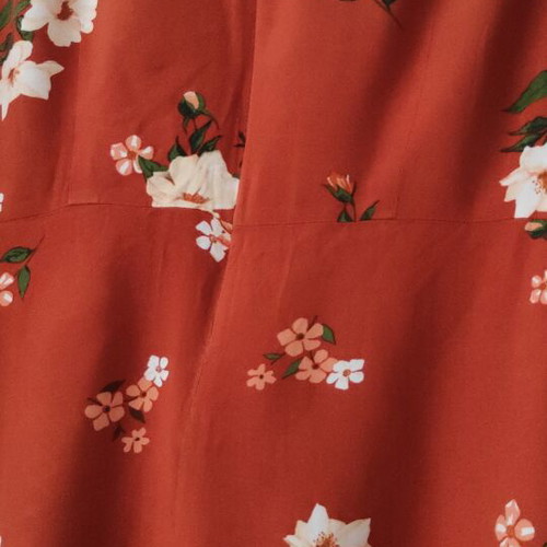 Primark floral dress like new, dark orange rust color, size XL