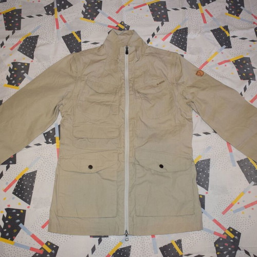 Fjallraven 2in1 G-1000 women's jacket and vest, size S, beige