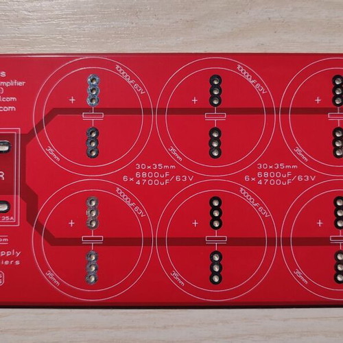 Power Supply Symmetrical PCB for Audio Amplifiers new