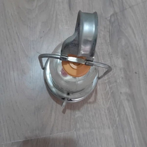 Vintage lantern like new with hard glass and switch
