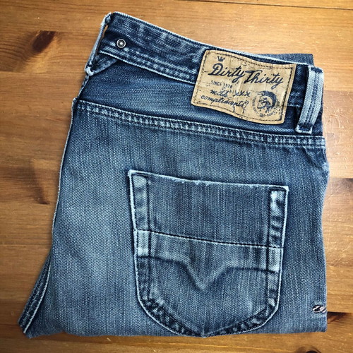 Diesel jeans used collectible anniversary Dirty Thirty W30 L32